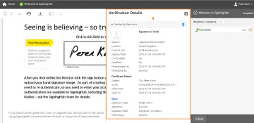 Miniatura SigningHub E-Signature