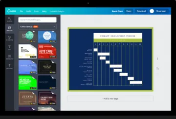 Miniatura Canva Diagrama de Gantt