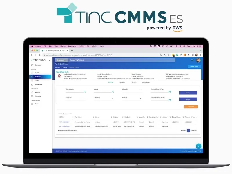 TINC CMMS
