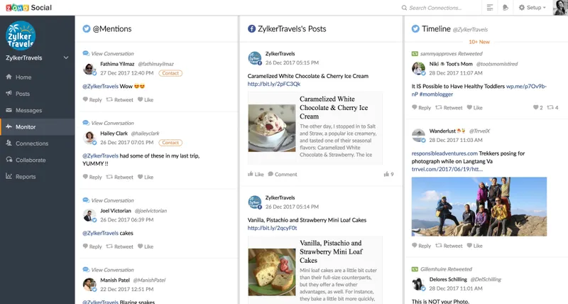 Zoho Social - Redes Sociales