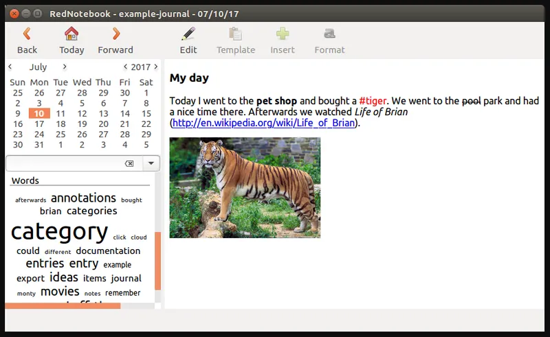 RedNotebook