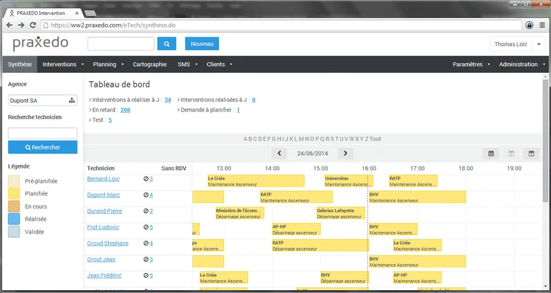 Praxedo SmartScheduler