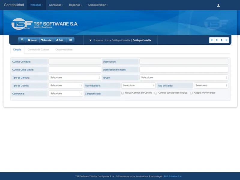 TSF Software NOM