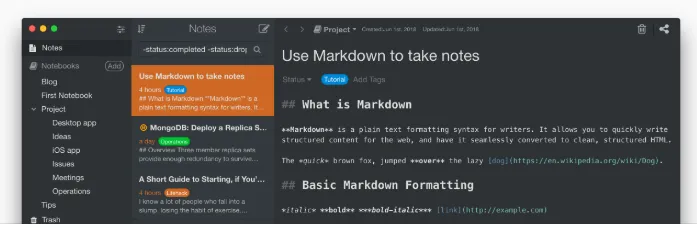Inkdrop Toma de Notas