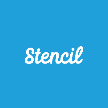 Stencil Redes Sociales logotipo