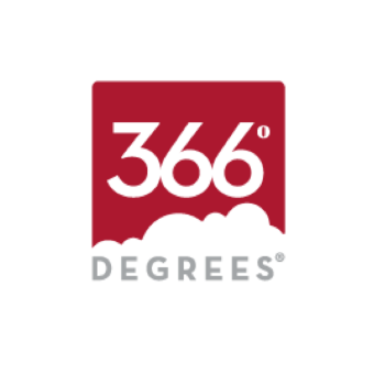 366 Degrees logotipo