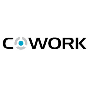 Cowork Software Contrucción logotipo